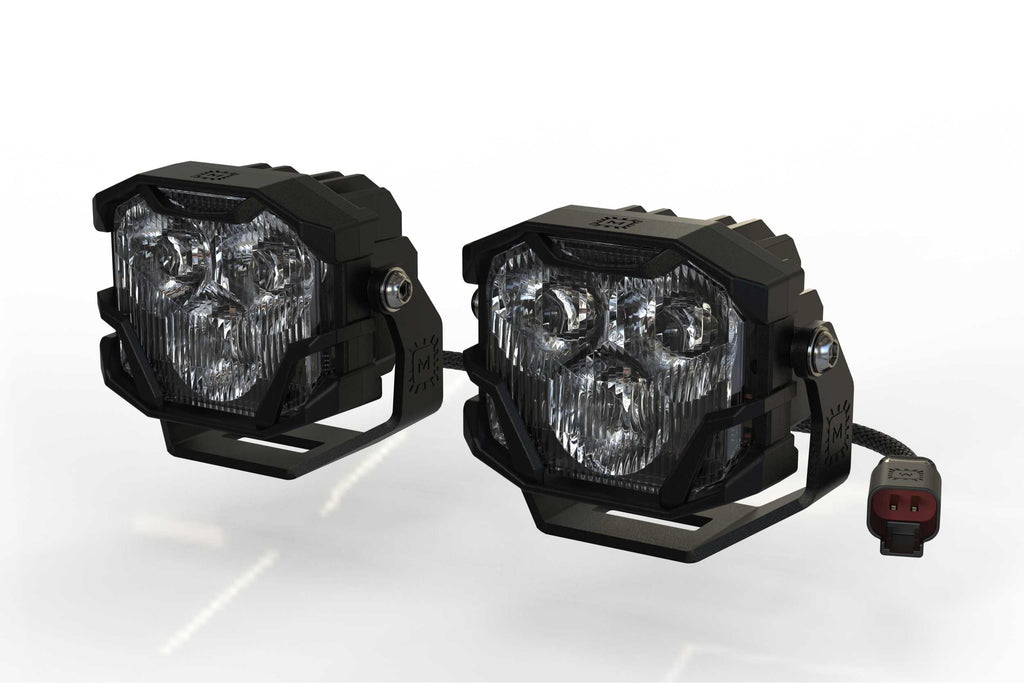 Morimoto 4Banger Surface-Mount Kit: (NCS White Combo Beam)