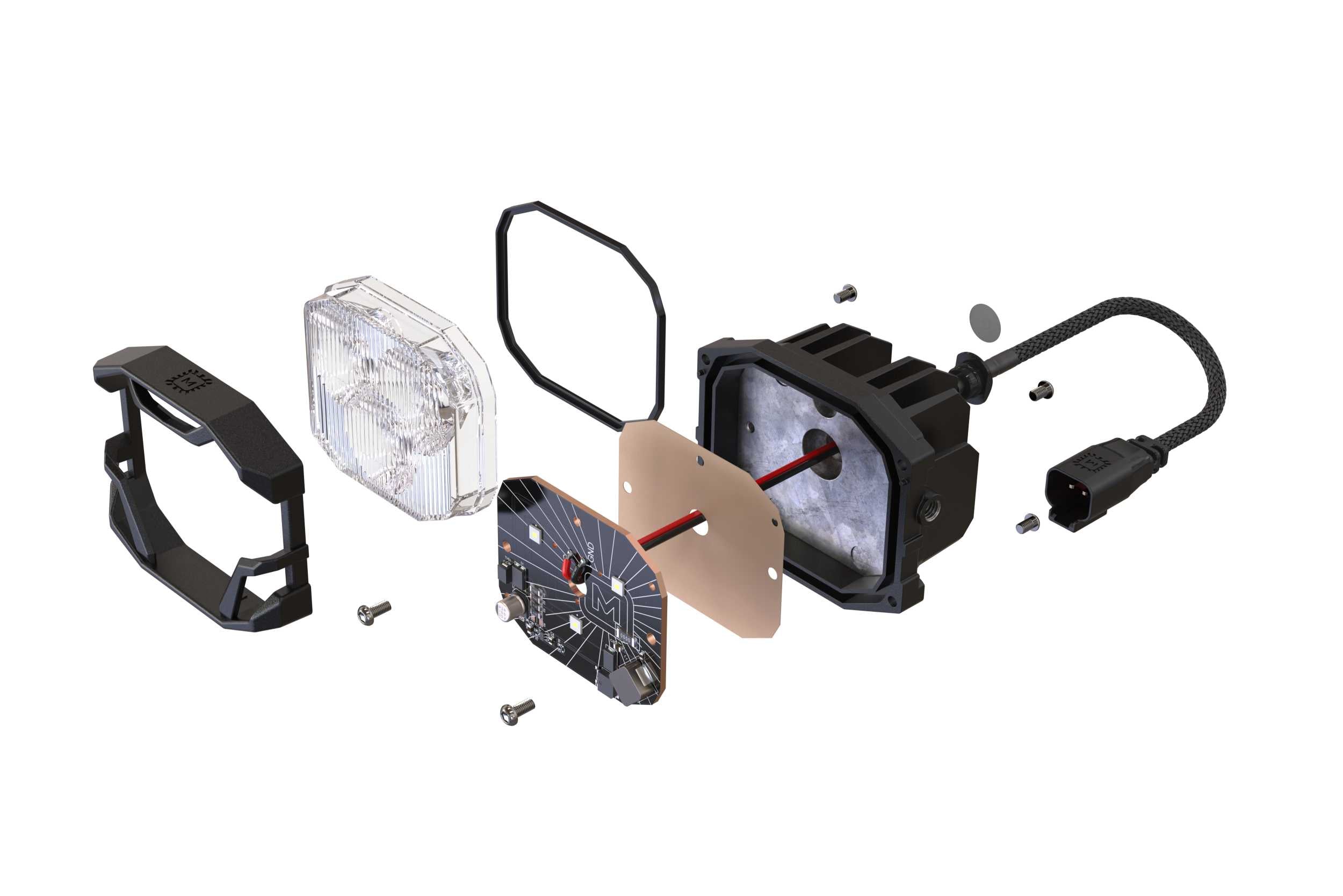 4Banger Fog Lights: 14-15 Sierra (NCS White Spot Beam)