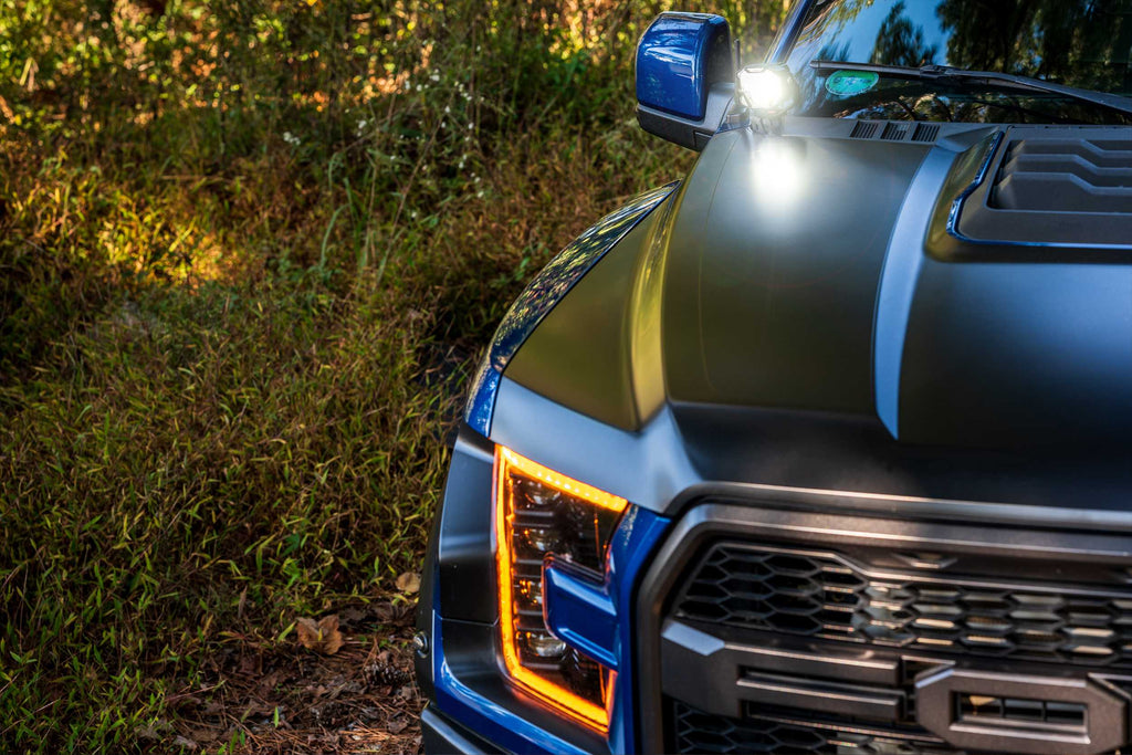 Morimoto 4Banger Ditch Light Kit: 15-20 F150 (NCS White Combo Beam)