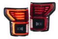 XB LED Tail Lights: Ford F-150 (15-20 / Red Lens / Set)