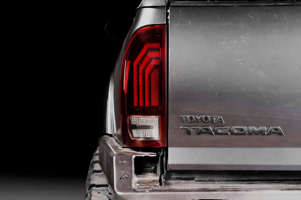 XB LED Tail Lights: Toyota Tacoma (05-15 / Red Lens / Set)