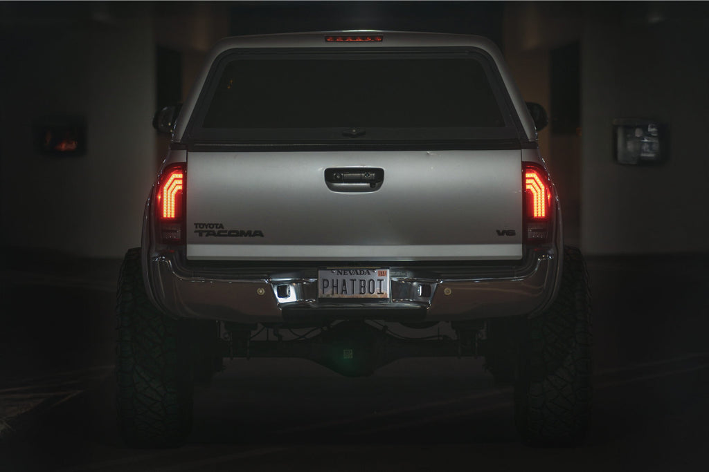 XB LED Tail Lights: Toyota Tacoma (05-15 / Red Lens / Set)