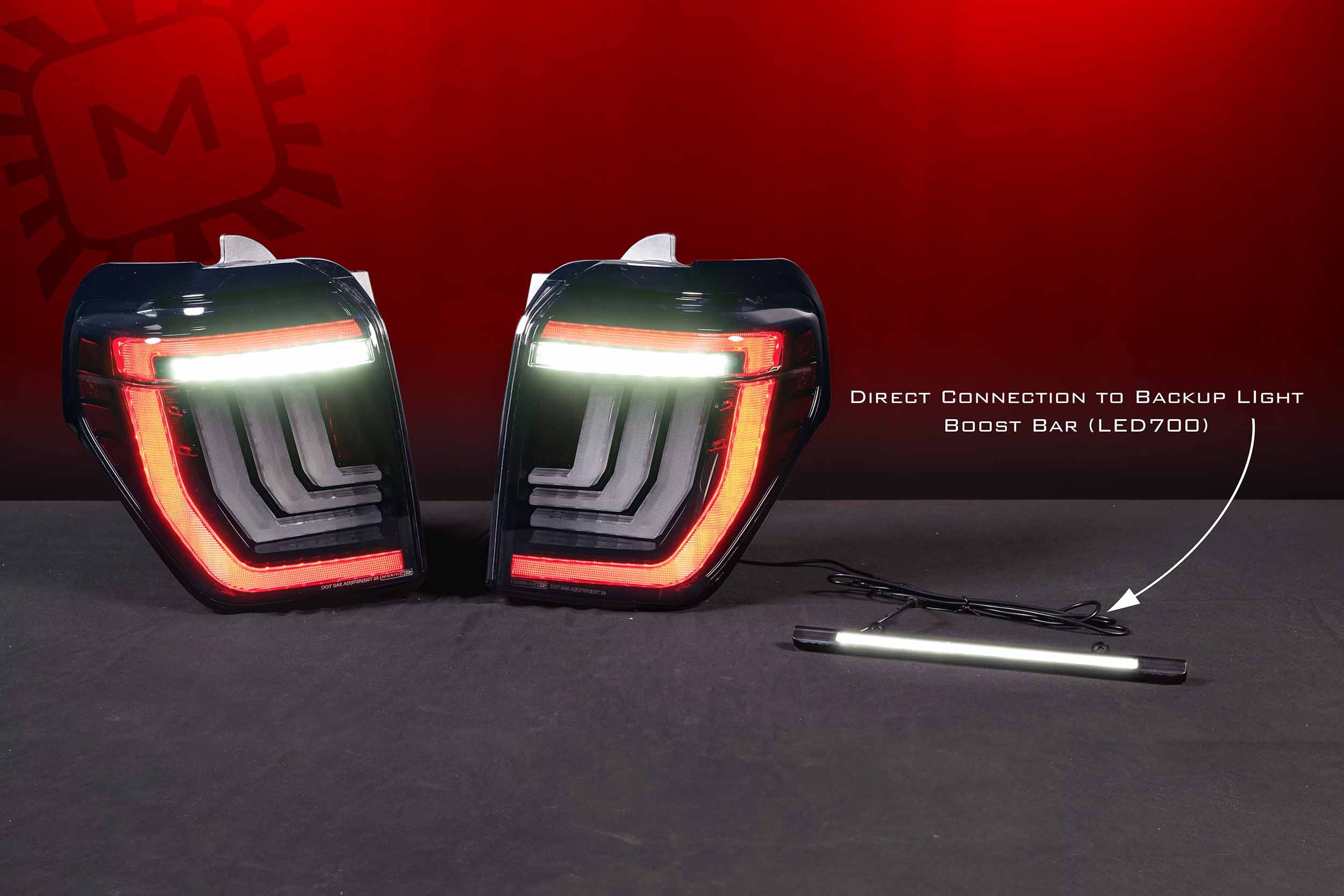 XB LED Tail Lights: Toyota 4Runner (10-24 / Smoked Lens / Set)