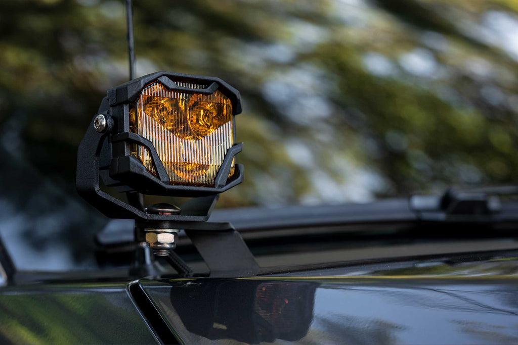 Morimoto 4Banger Ditch Light Kit: 03-09 Lexus GX470 (NCS Yellow Combo Beam)