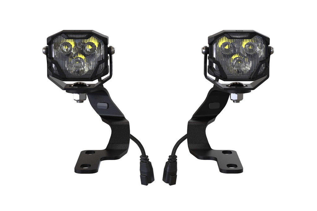 Morimoto 4Banger Ditch Light Kit: 03-09 Lexus GX470 (HXB White SAE Wide Beam)