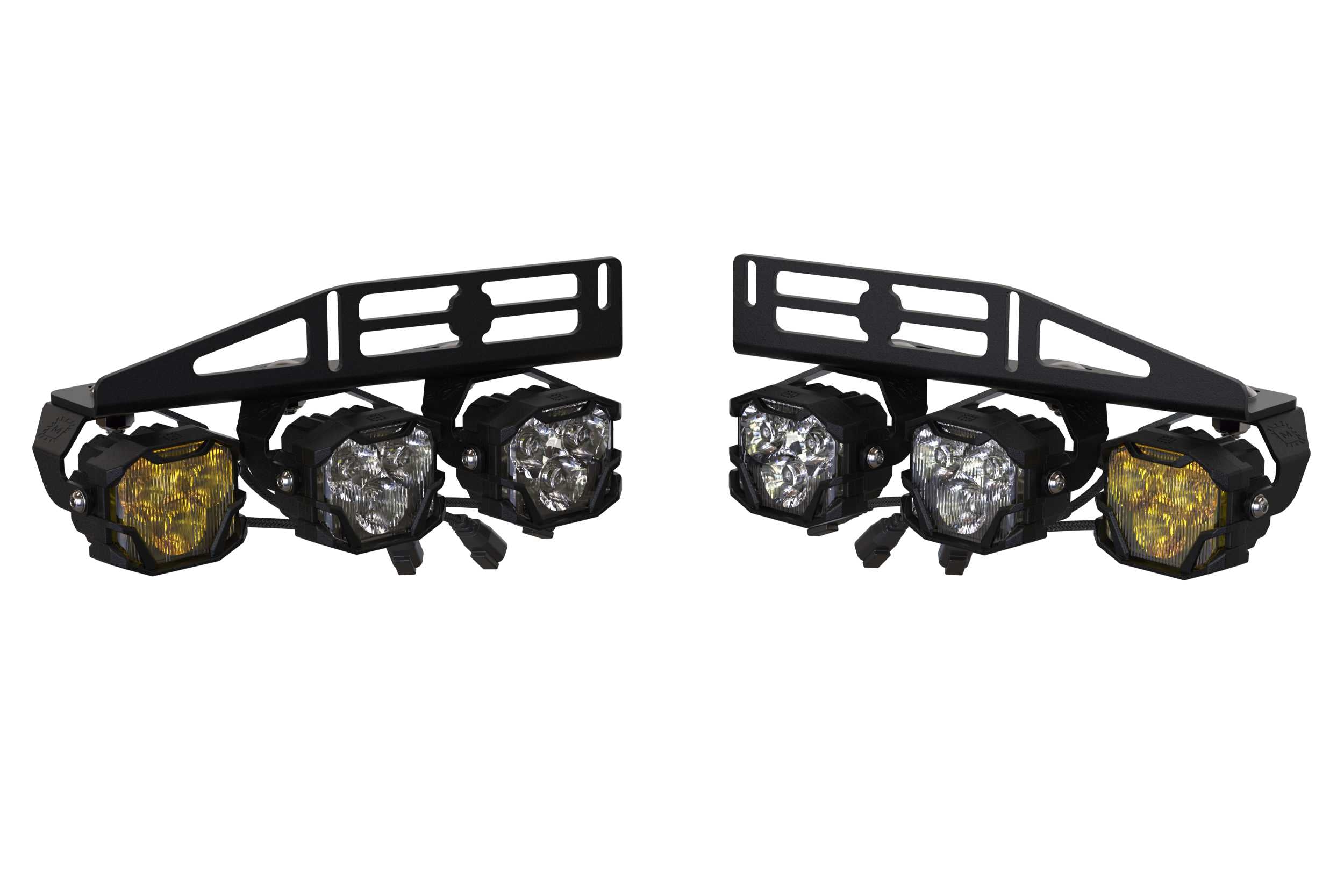 4Banger Fog Lights: 15-20 Ford Raptor (HXB White Wide / Combo / Spot)
