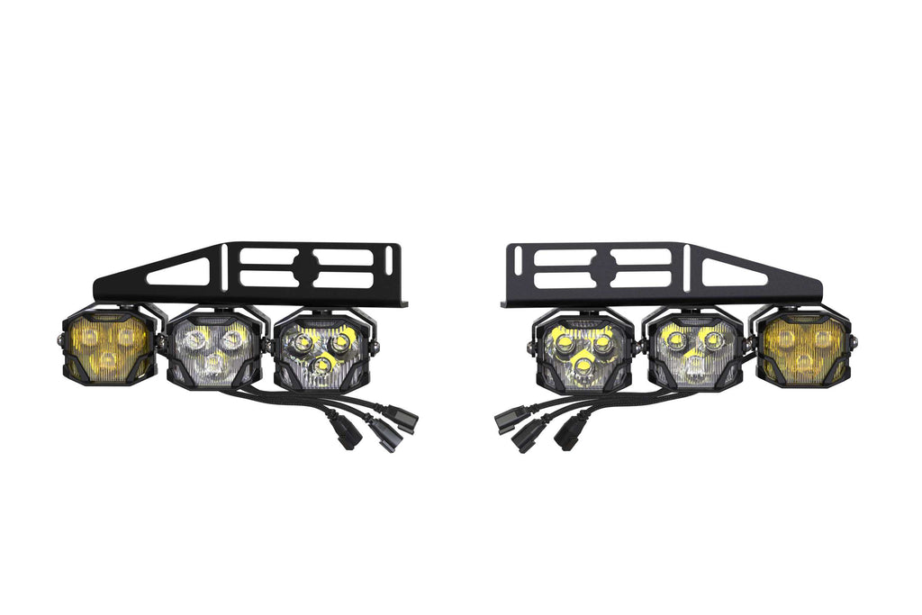 4Banger Fog Lights: 15-20 Ford Raptor (NCS White Wide / Combo / Spot)