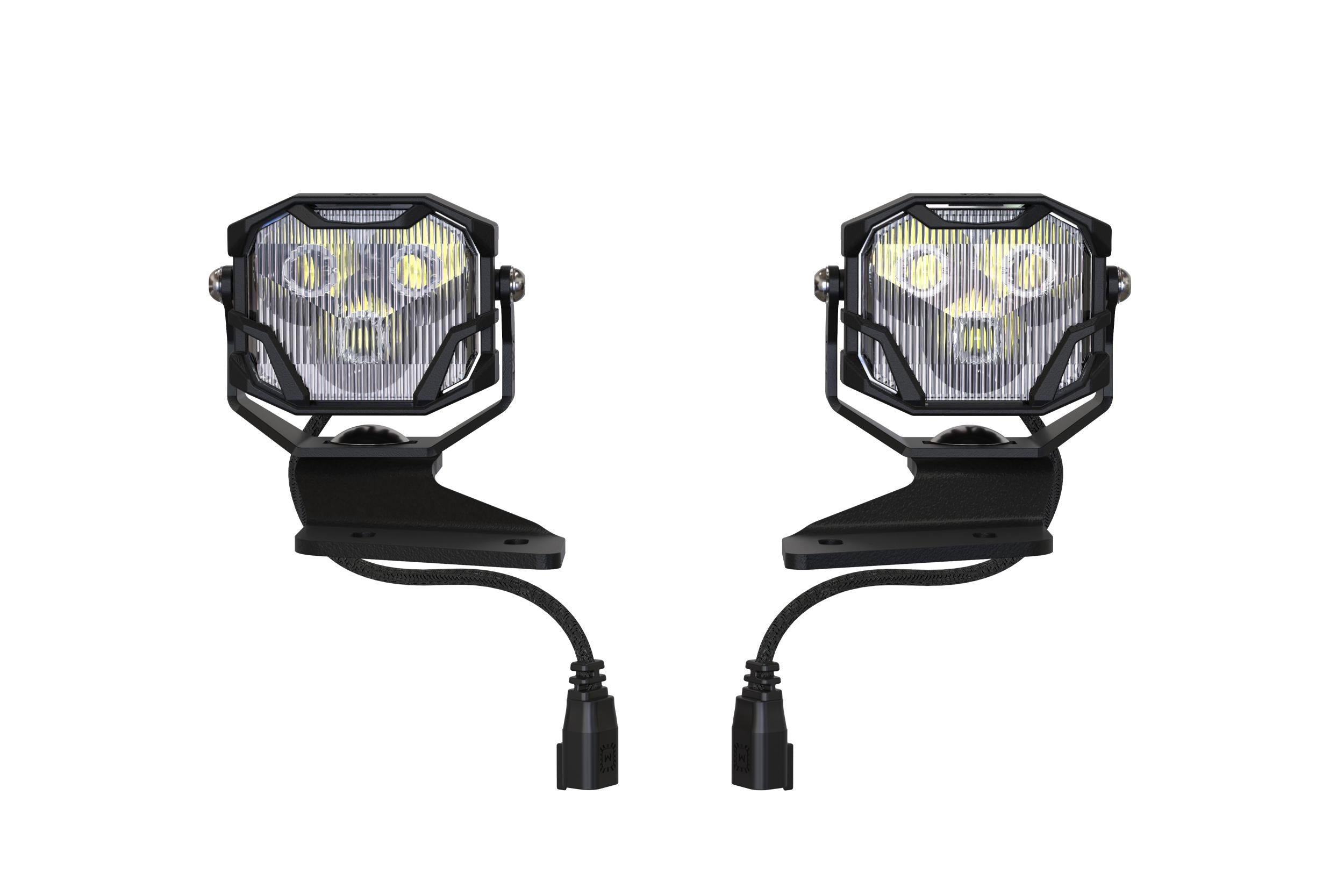 Morimoto 4Banger Ditch Light Kit: 2021+ Bronco (NCS White Spot Beam)
