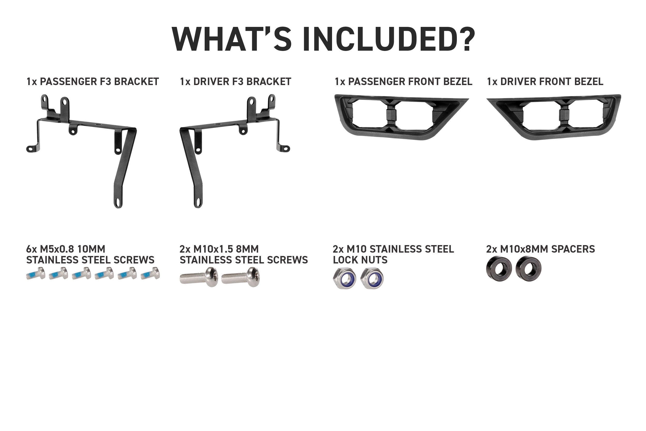 Morimoto 4Banger Fog Brackets: 21-23 Ford F-150 (Set)