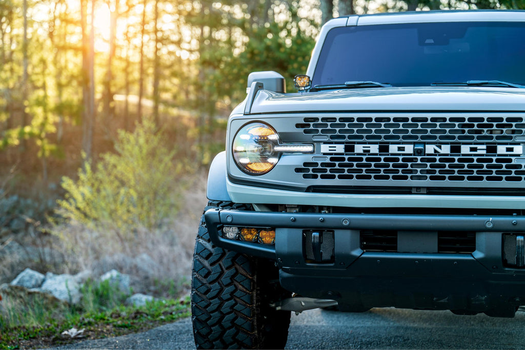 Morimoto 4Banger Triple Fog Kit: Bronco (21+ / Brackets only / Set)