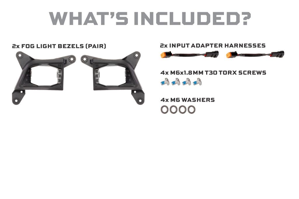 Morimoto 4Banger Fog Brackets: 19-21 Silverado 1500 / 21-23 HD (Set)