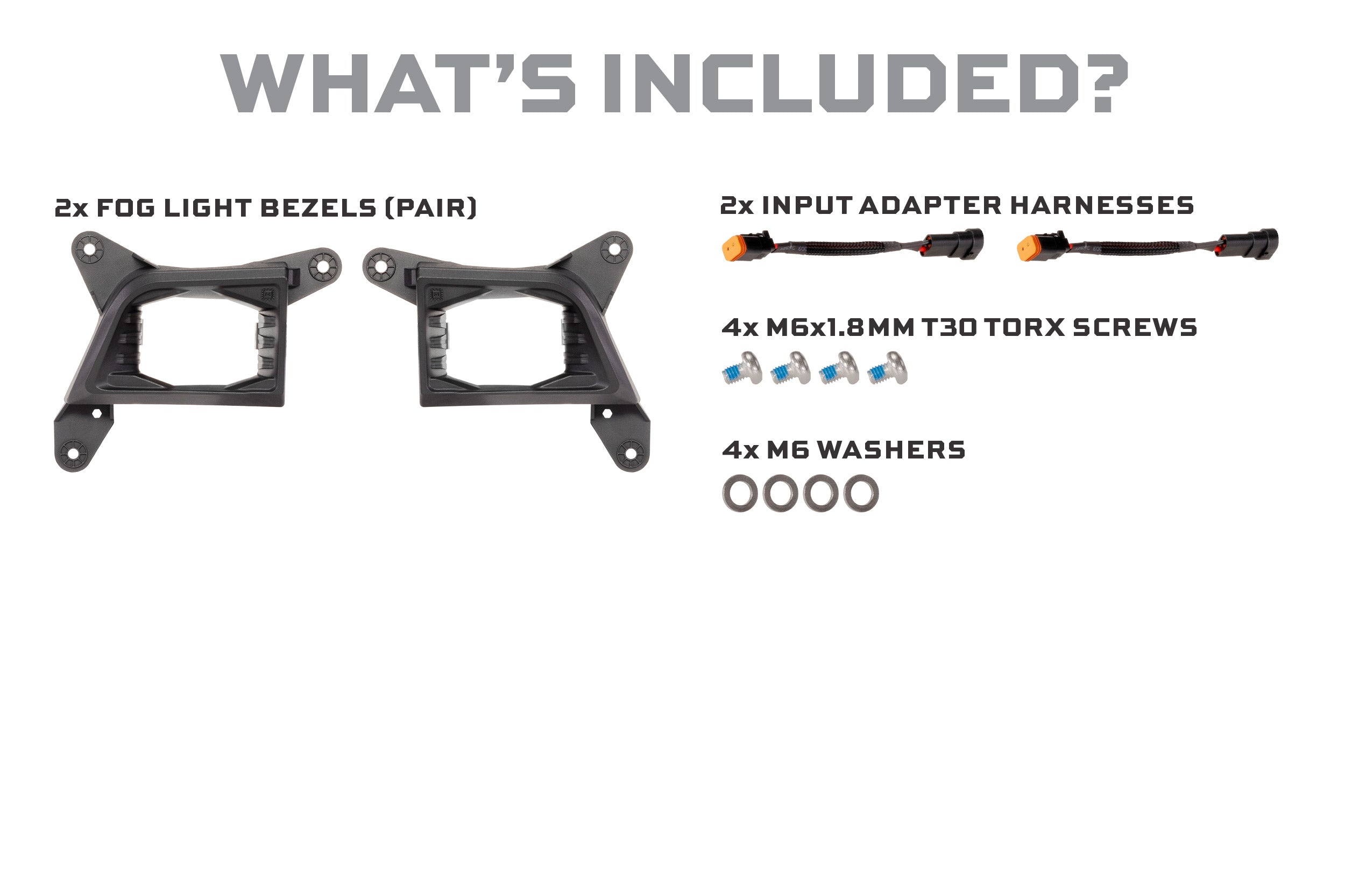 Morimoto 4Banger Fog Brackets: 19-21 Silverado 1500 / 21-23 HD (Set)