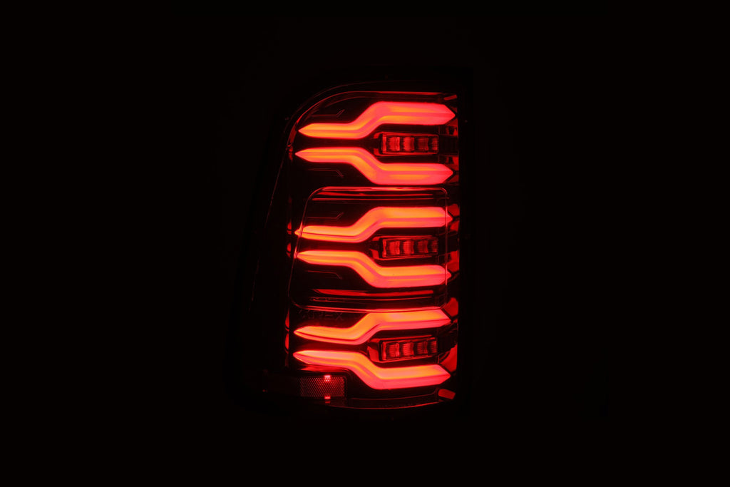 ARex Luxx LED Tail Lights: Dodge Ram 1500 (19+)(Black-Red)