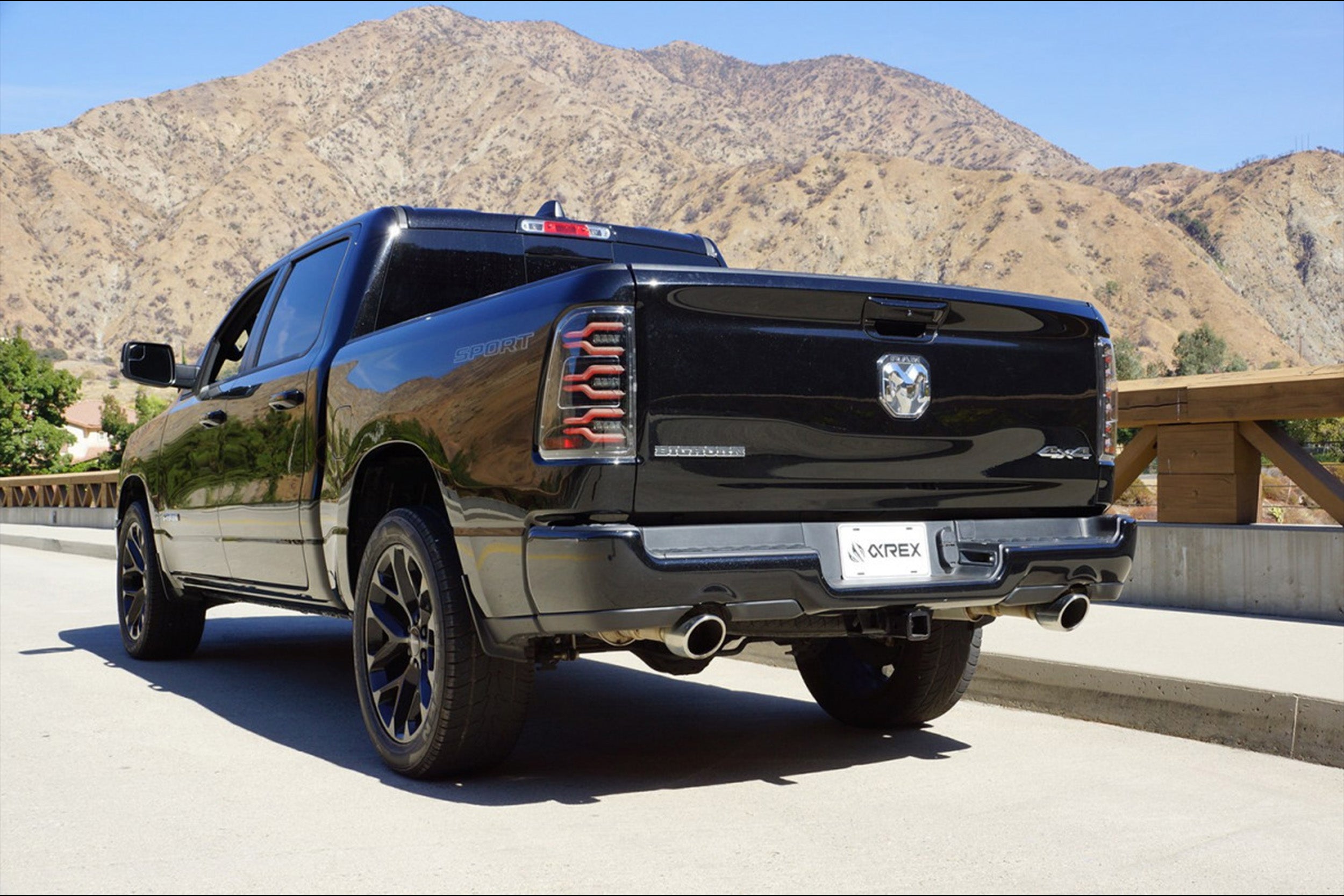 ARex Luxx LED Tail Lights: Dodge Ram 1500 (19+)(Black-Red)