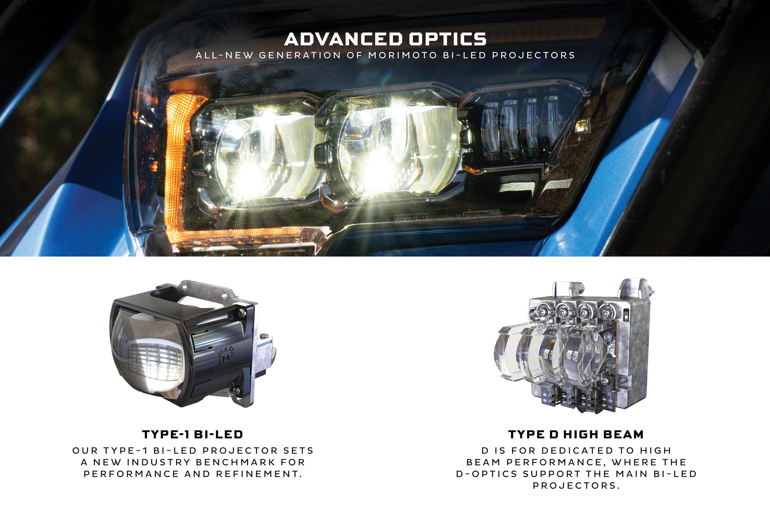 XB Evo Headlights: Toyota Tacoma (16-23 / Set)