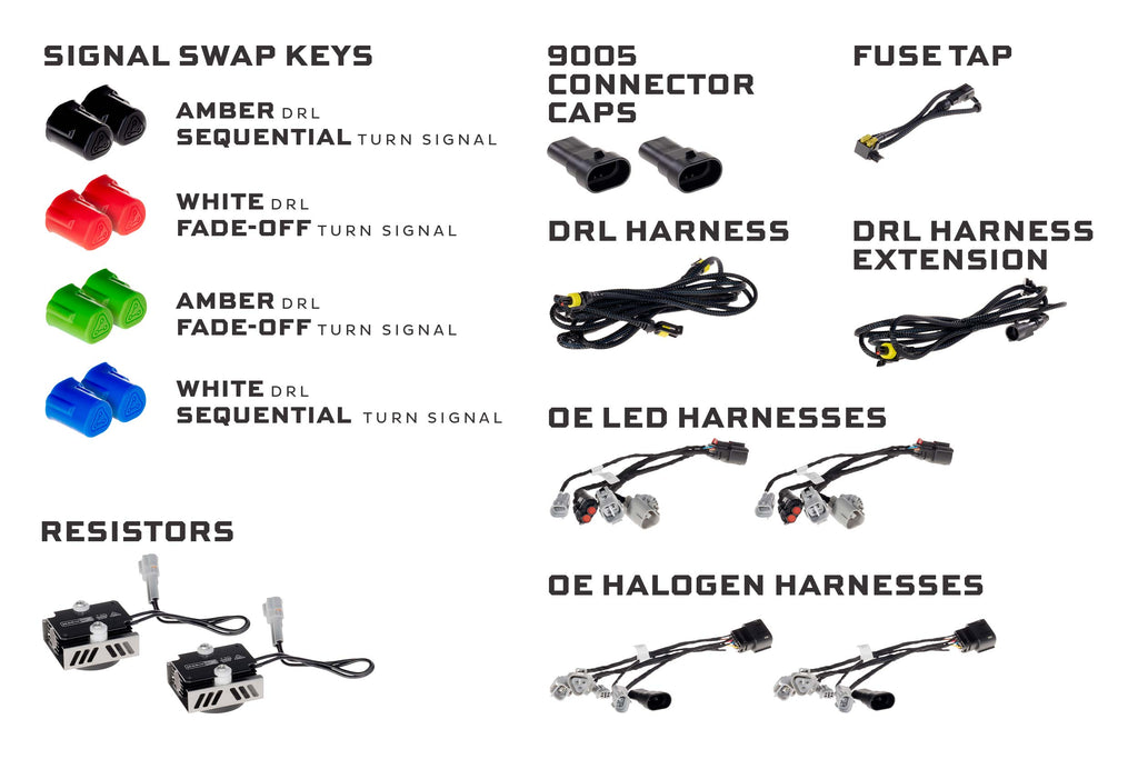 XB Evo Headlights: Toyota 4Runner (14-24 / Set)