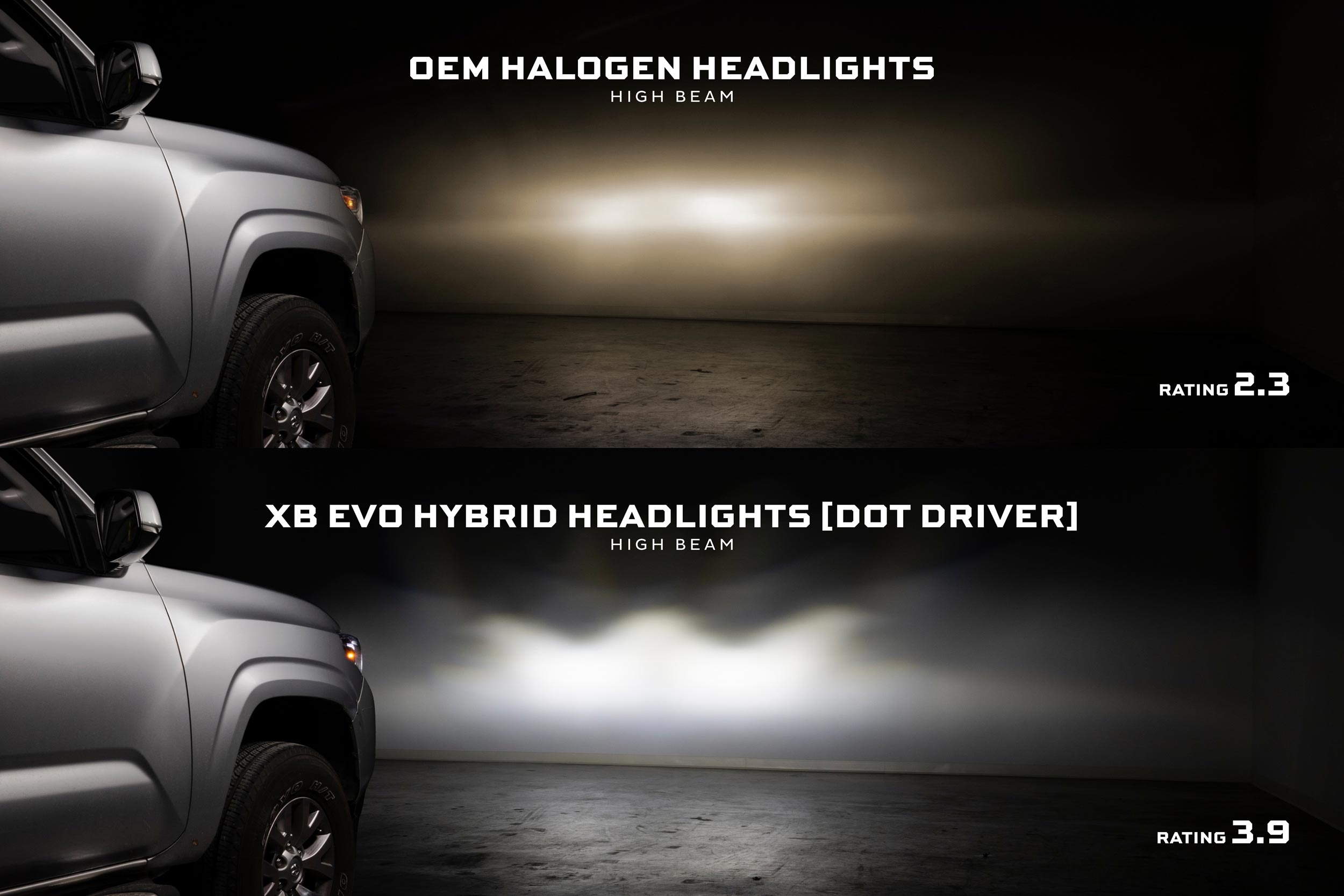 XB Evo Hybrid Headlights: Toyota Tacoma (16-23 / Set)