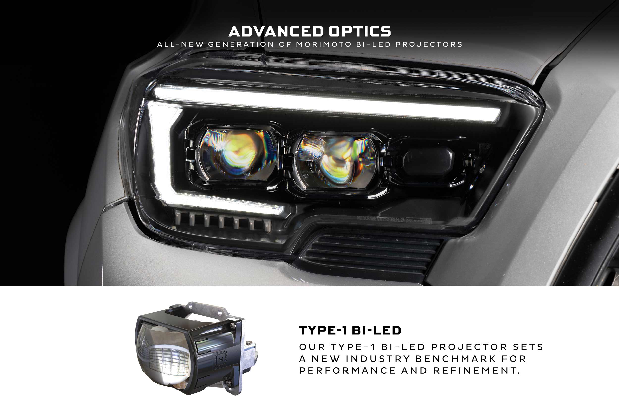 XB Evo Hybrid Headlights: Toyota Tacoma (16-23 / Set)