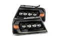 Arex Nova LED Headlights: Ford F-150 (04-08) - Alpha-Black (Set)