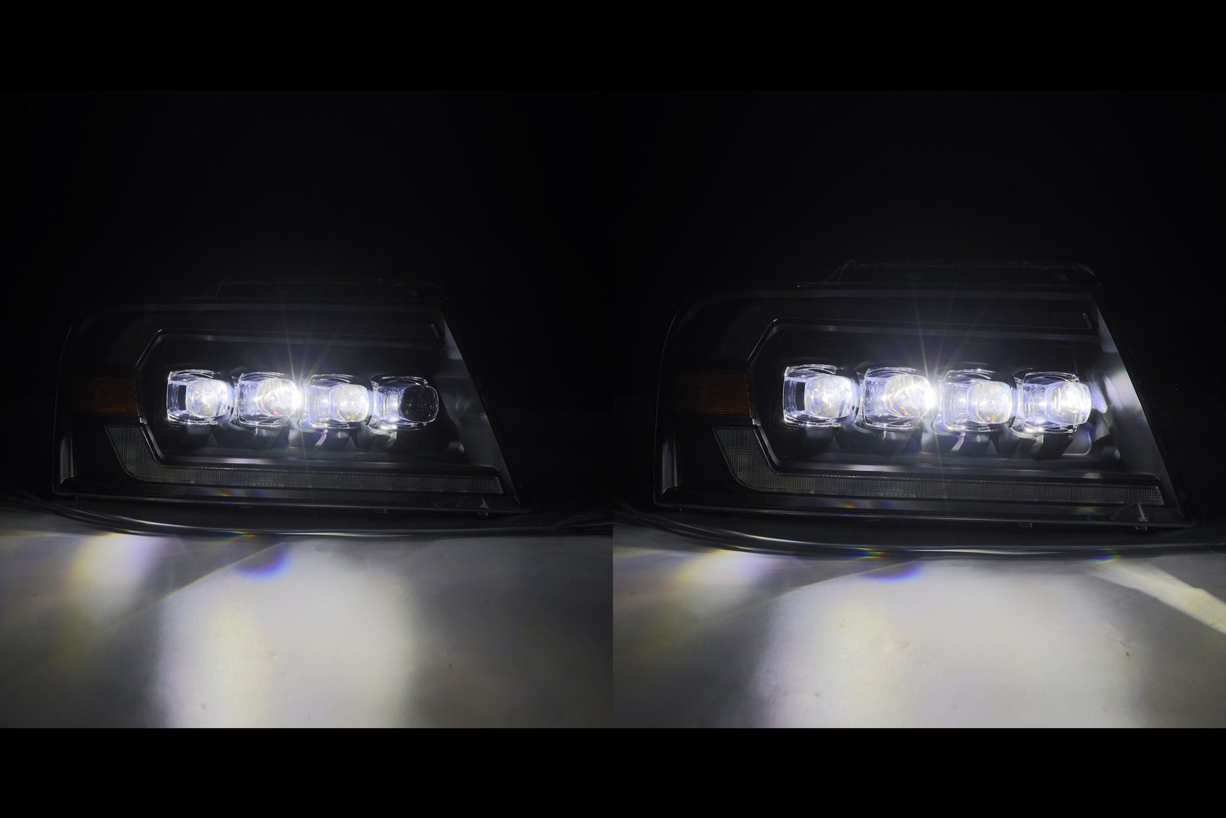 Arex Nova LED Headlights: Ford F-150 (04-08) - Alpha-Black (Set)
