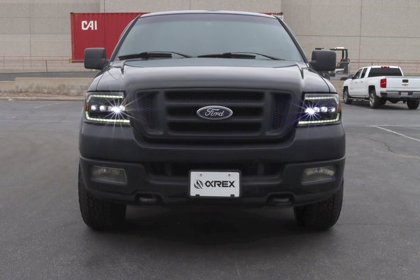 Arex Nova LED Headlights: Ford F-150 (04-08) - Alpha-Black (Set)