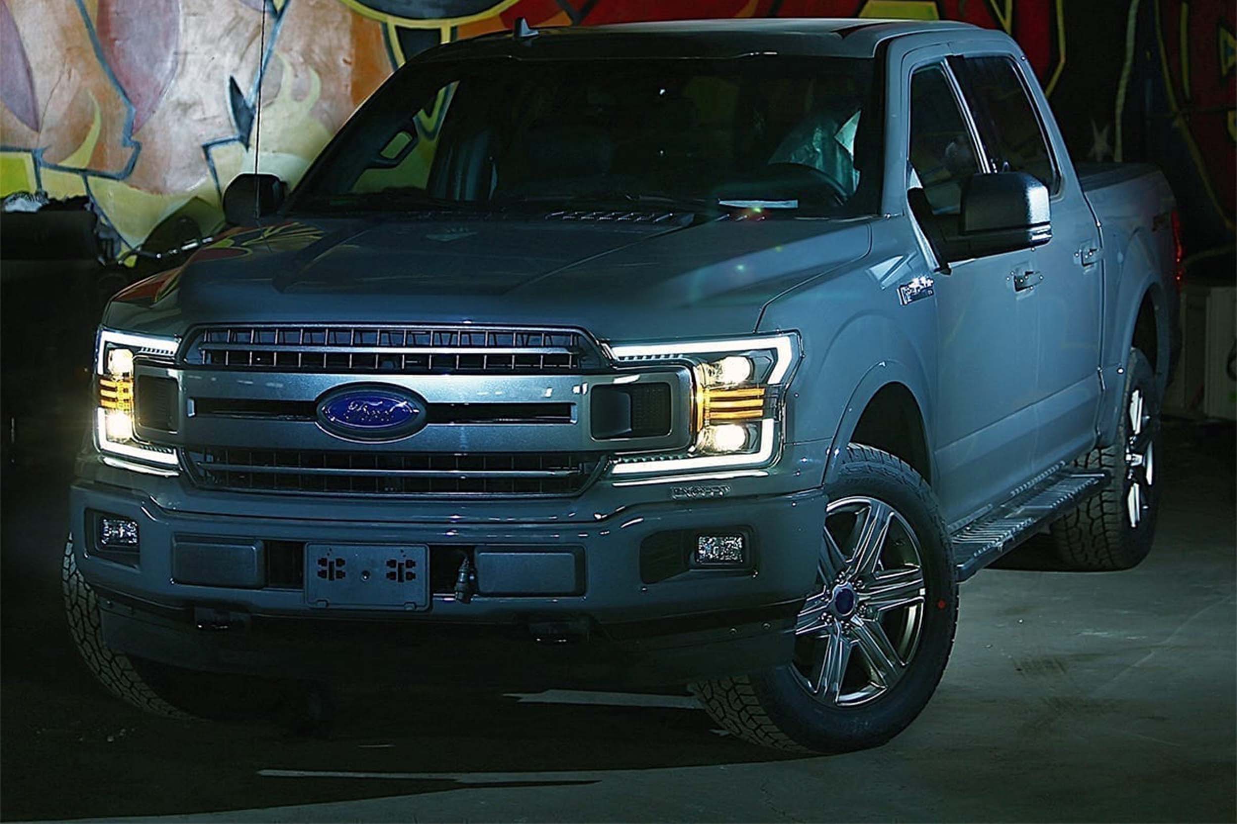 Arex Luxx LED Headlights: Ford F-150 (18-20) - Black (Set)