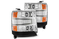 Arex Luxx LED Headlights: Chevrolet Silverado 1500 (16-18) - Chrome (Set)