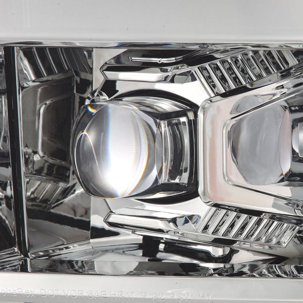 Arex Nova LED Headlights: Chevrolet Silverado 1500 (14-15) - Chrome (Set)