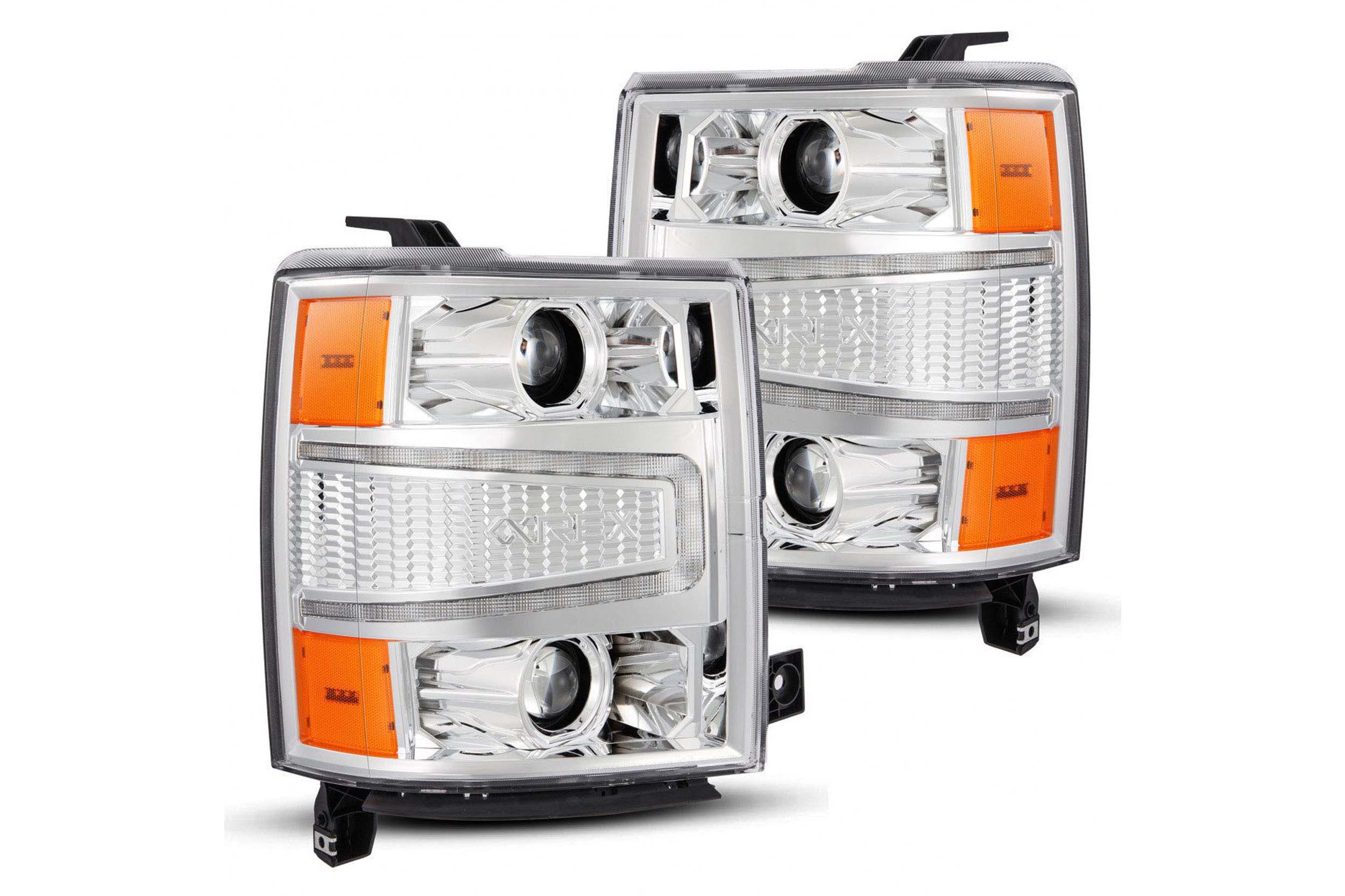 Arex Luxx LED Headlights: Chevrolet Silverado 1500 (14-15) - Chrome (Set)