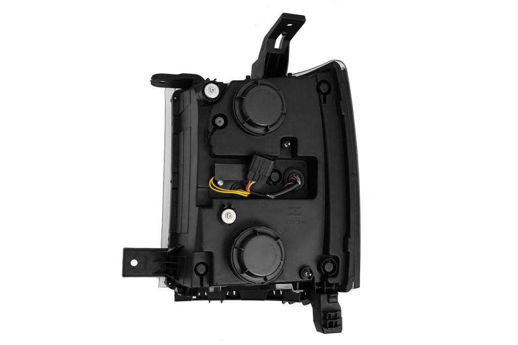 Arex (PRO-Series) Halogen Headlights: Chevrolet Silverado 1500 (14-15) - Alpha-Black (Set)
