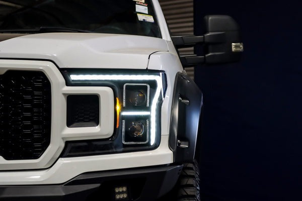 Arex Luxx G2 LED Headlights: Ford F-150 (18-20) - Alpha-Black (Set)