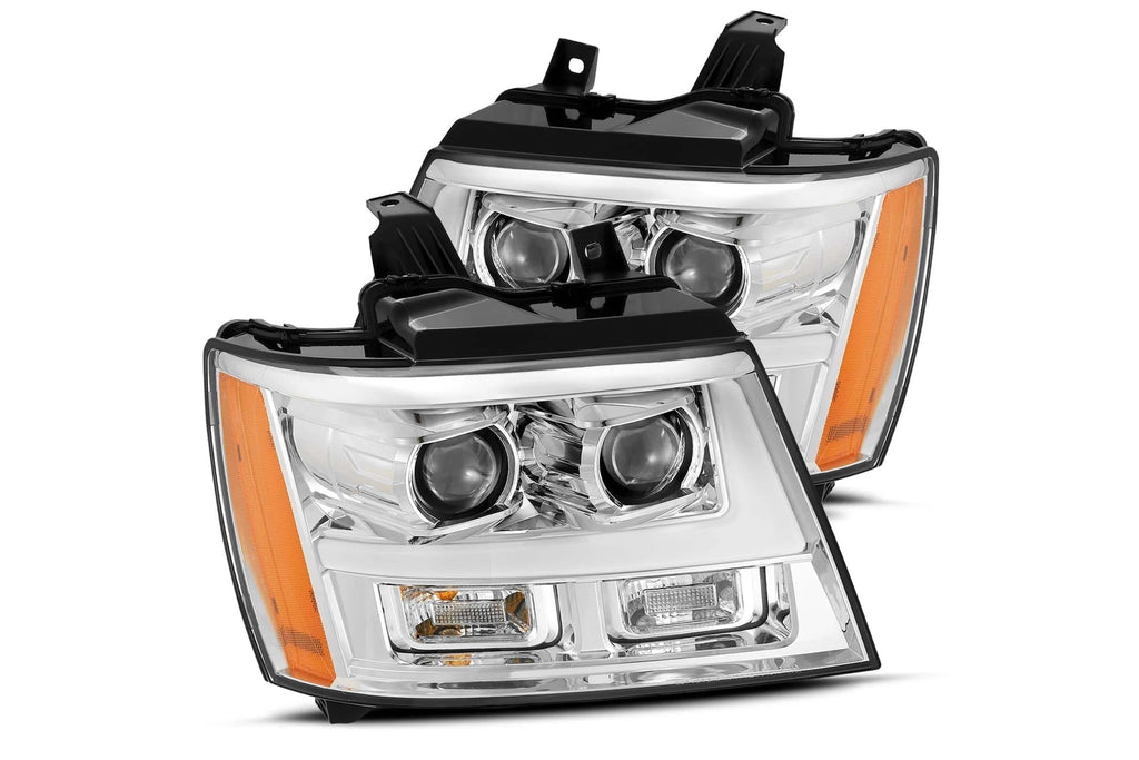 AlphaRex (LUXX-Series) 2007-2014 Chevy Tahoe G2 LED Projector Headlights - Chrome