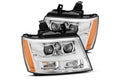 AlphaRex (LUXX-Series) 2007-2014 Chevy Tahoe G2 LED Projector Headlights - Chrome