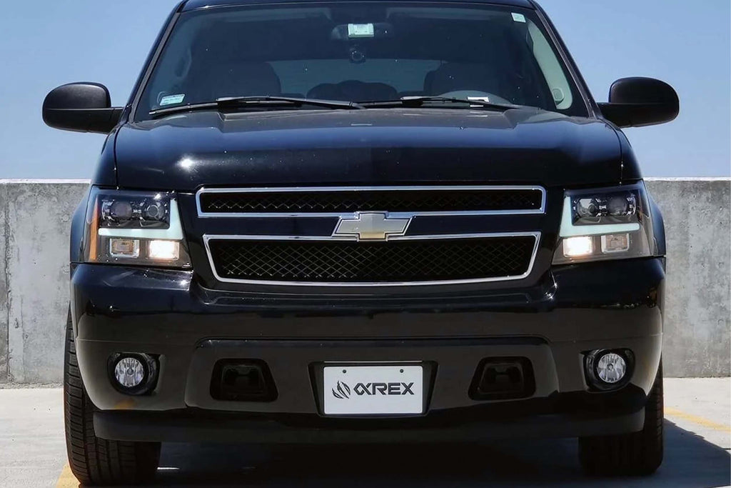 AlphaRex (LUXX-Series) 2007-2014 Chevy Tahoe G2 LED Projector Headlights - Chrome