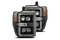 Arex Nova LED Headlights: Ford Super Duty (08-10) - Black (Set)