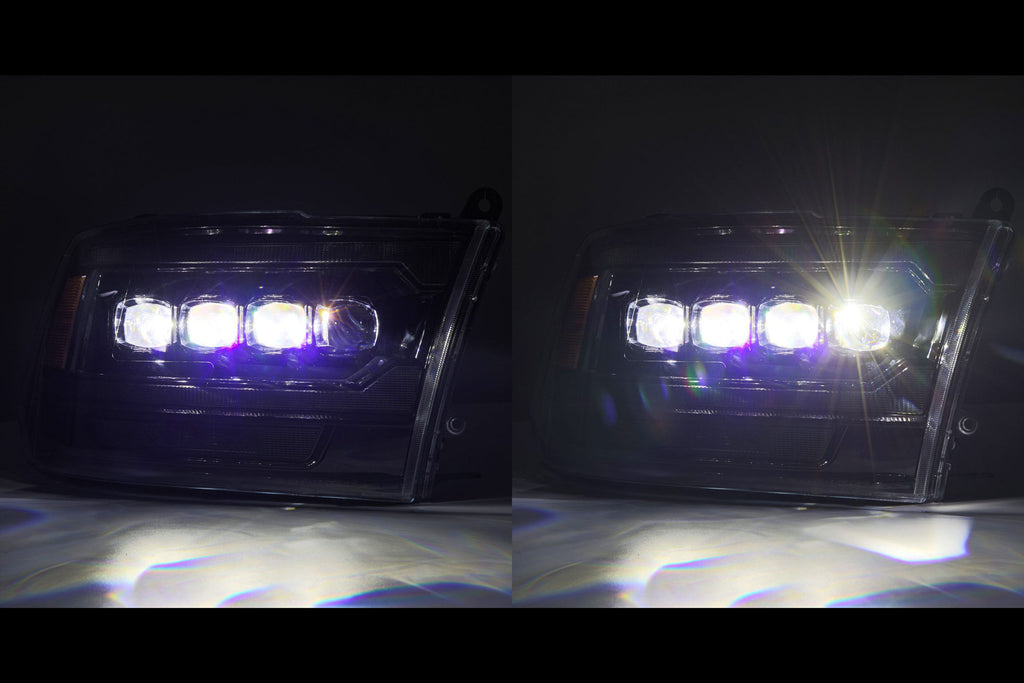 Arex Nova G2 LED Headlights: Ram HD (09-18) - Alpha-Black (Set)