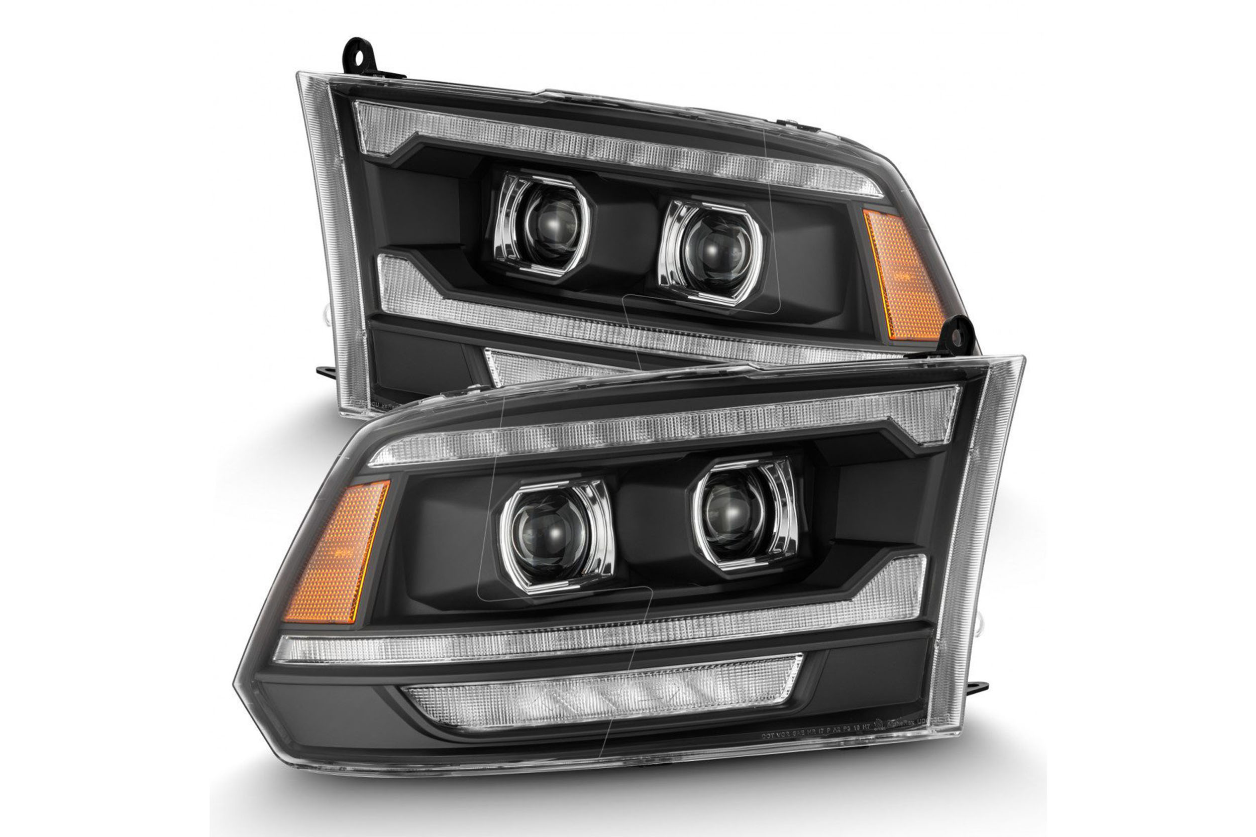 Arex Luxx G2 LED Headlights: Ram HD (09-18) - Black (Set)