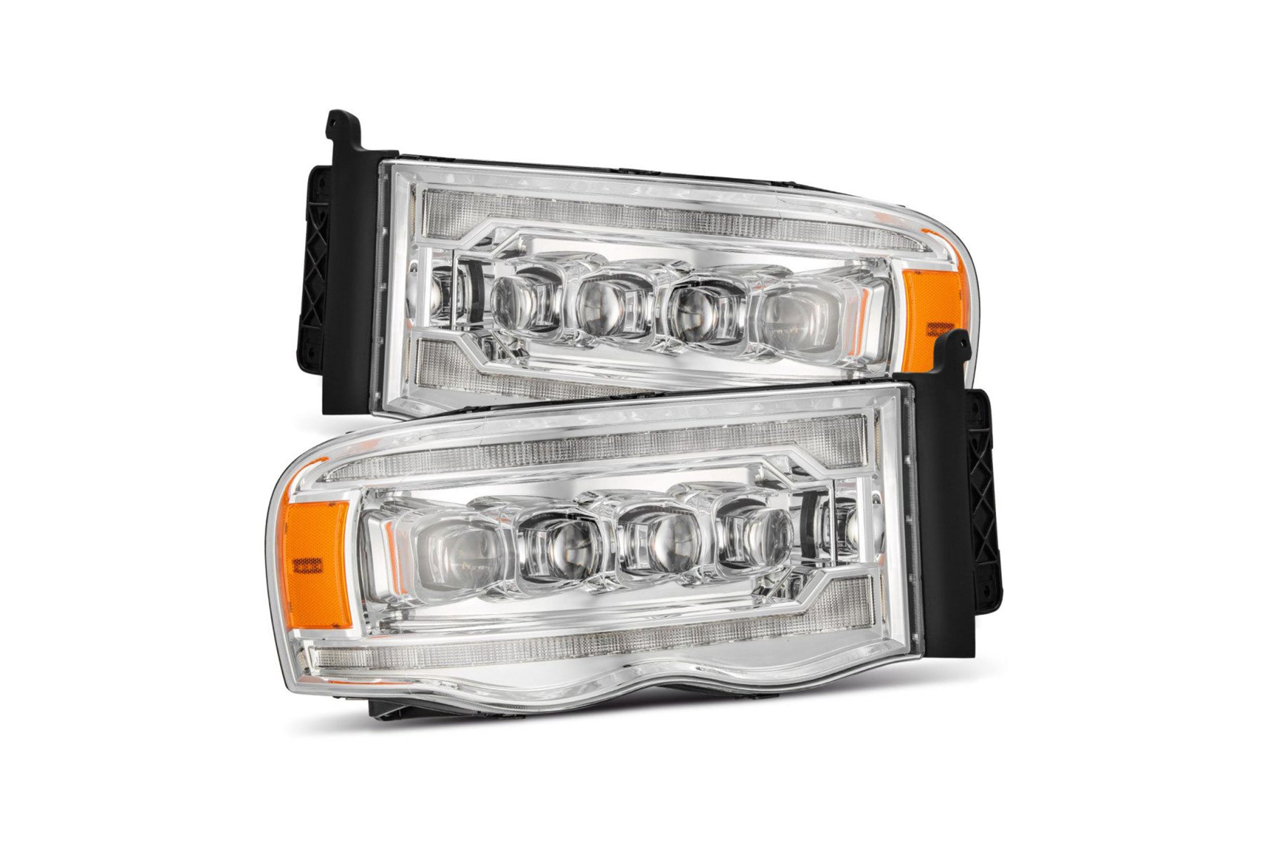 ARex Nova LED Headlights: Dodge Ram (02-05) - Chrome (Set)