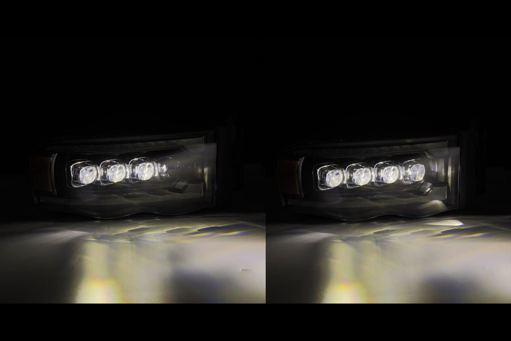 ARex Nova LED Headlights: Dodge Ram (02-05) - Chrome (Set)