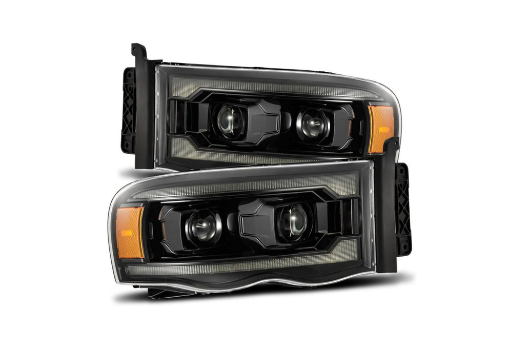 ARex (PRO-Series) Halogen Headlights: Dodge Ram (02-05) - Alpha-Black (Set)