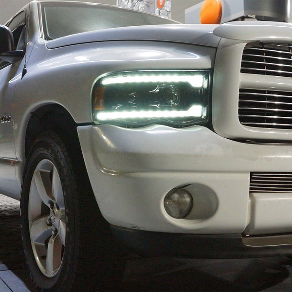 ARex Luxx LED Headlights: Dodge Ram (02-05) - Alpha-Black (Set)