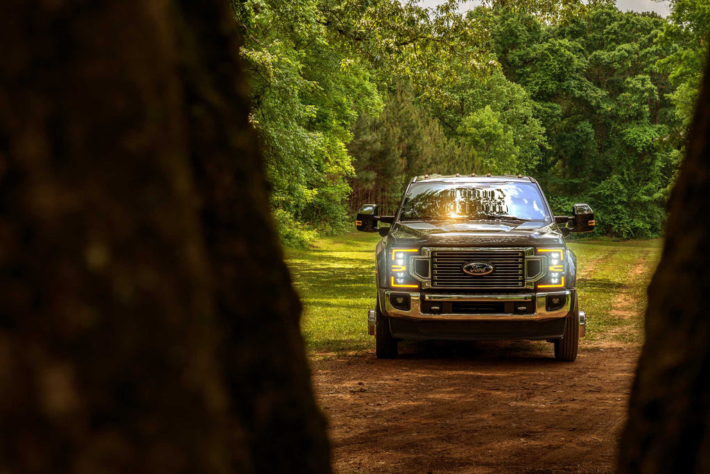 XB LED Headlights: Ford Super Duty (20-22 / Amber DRL / Set)